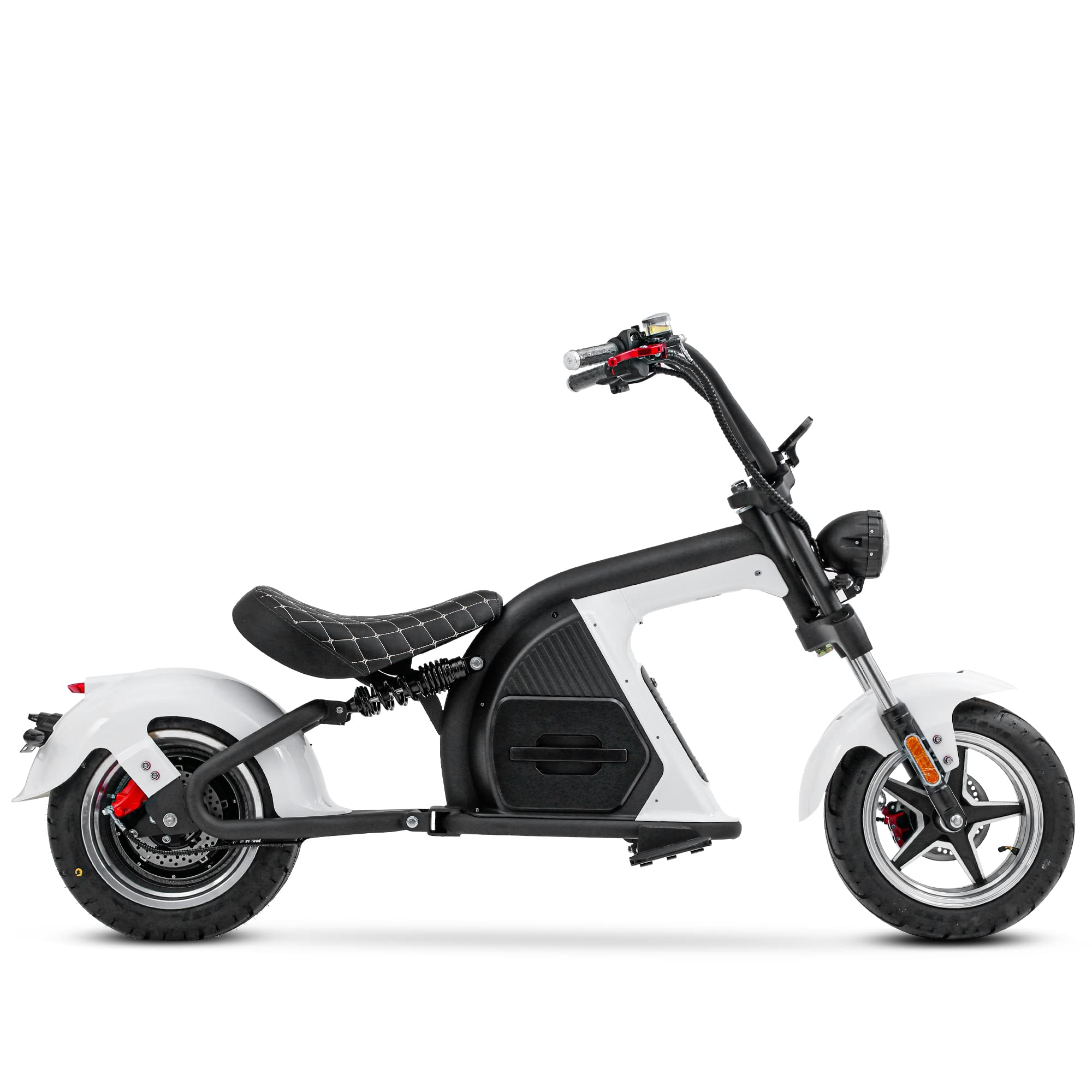 【Sports&Outdoors】Eahora M8 2000W 37MPH Electric Moped for Adults Street Legal, 60V 30Ah