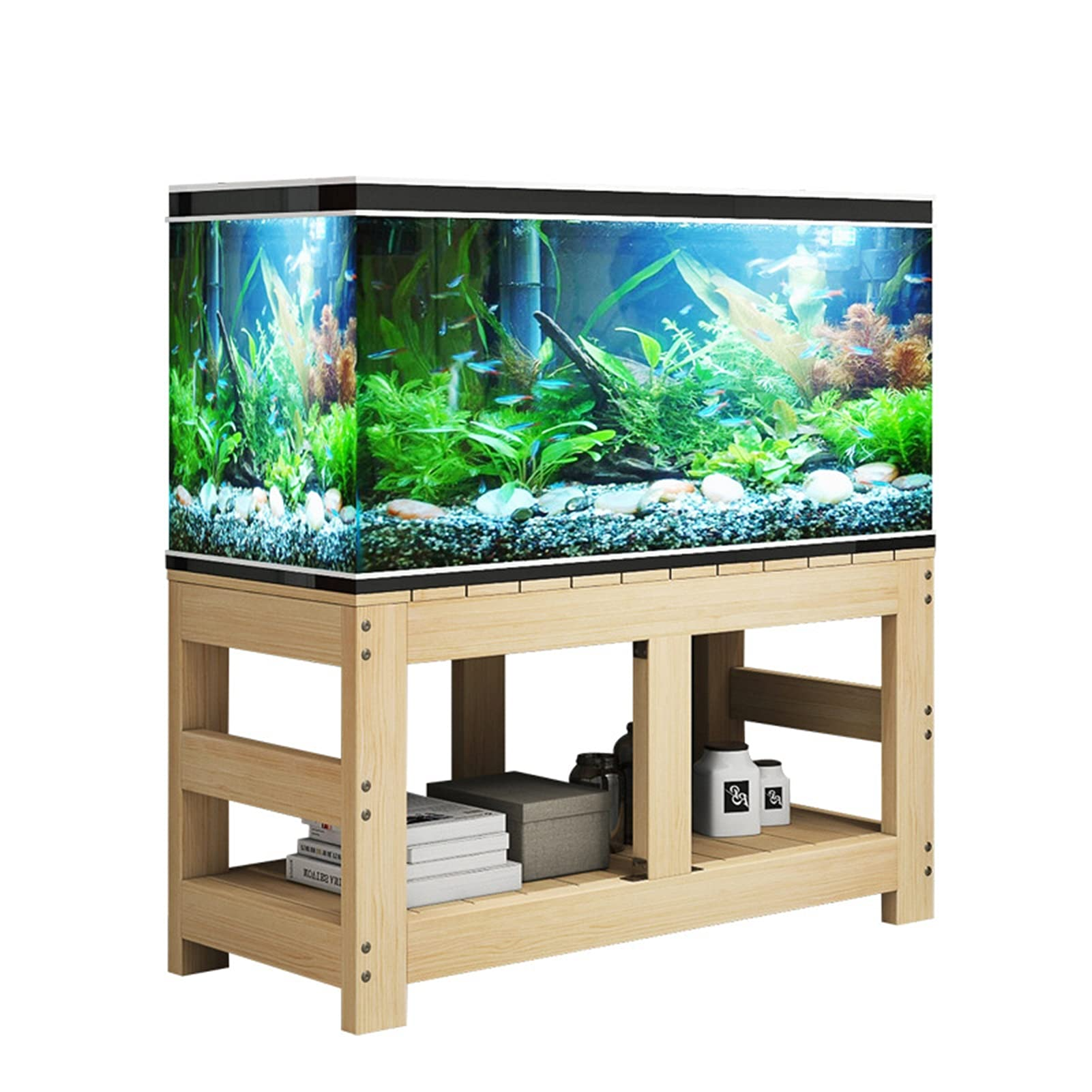 【Pet】Aquarium Bracket Solid Wood Fish Tank Fish Aquarium Rack