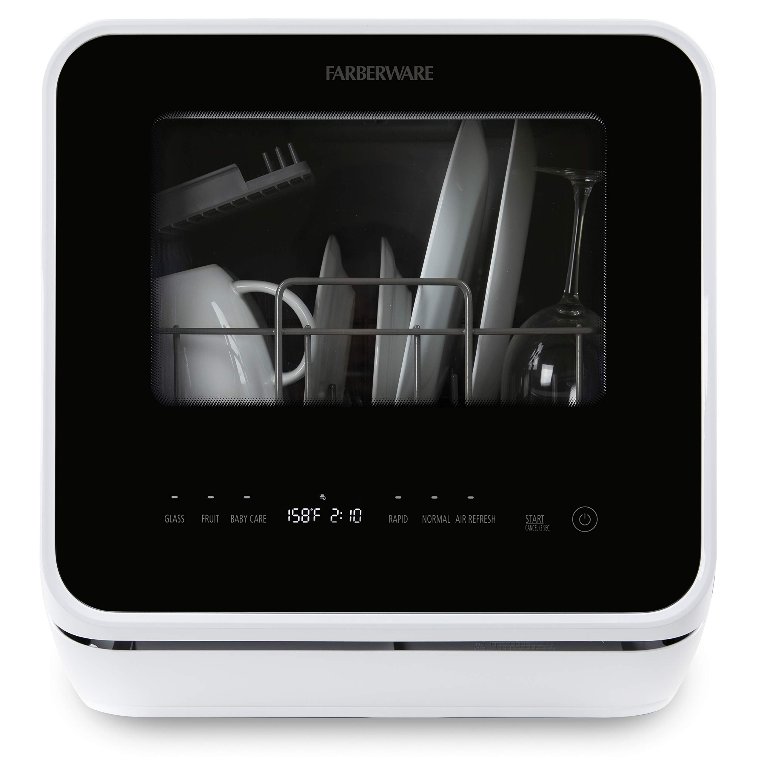 【Appliances】Farberware Complete Portable Countertop Dishwasher with 5-Liter Built-in Water Tank