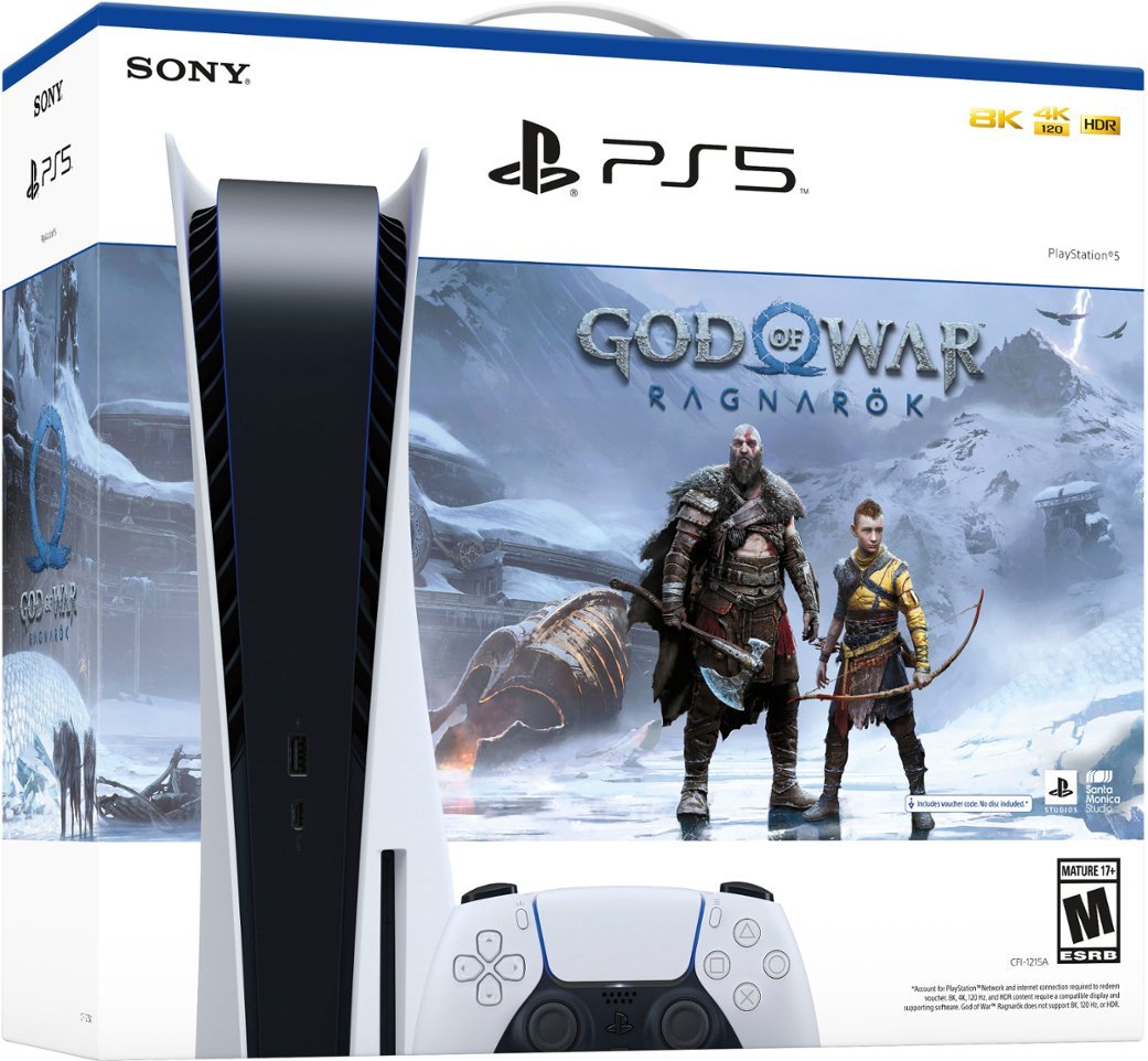 Sony - PlayStation 5 God of War Ragnarök Console Bundle