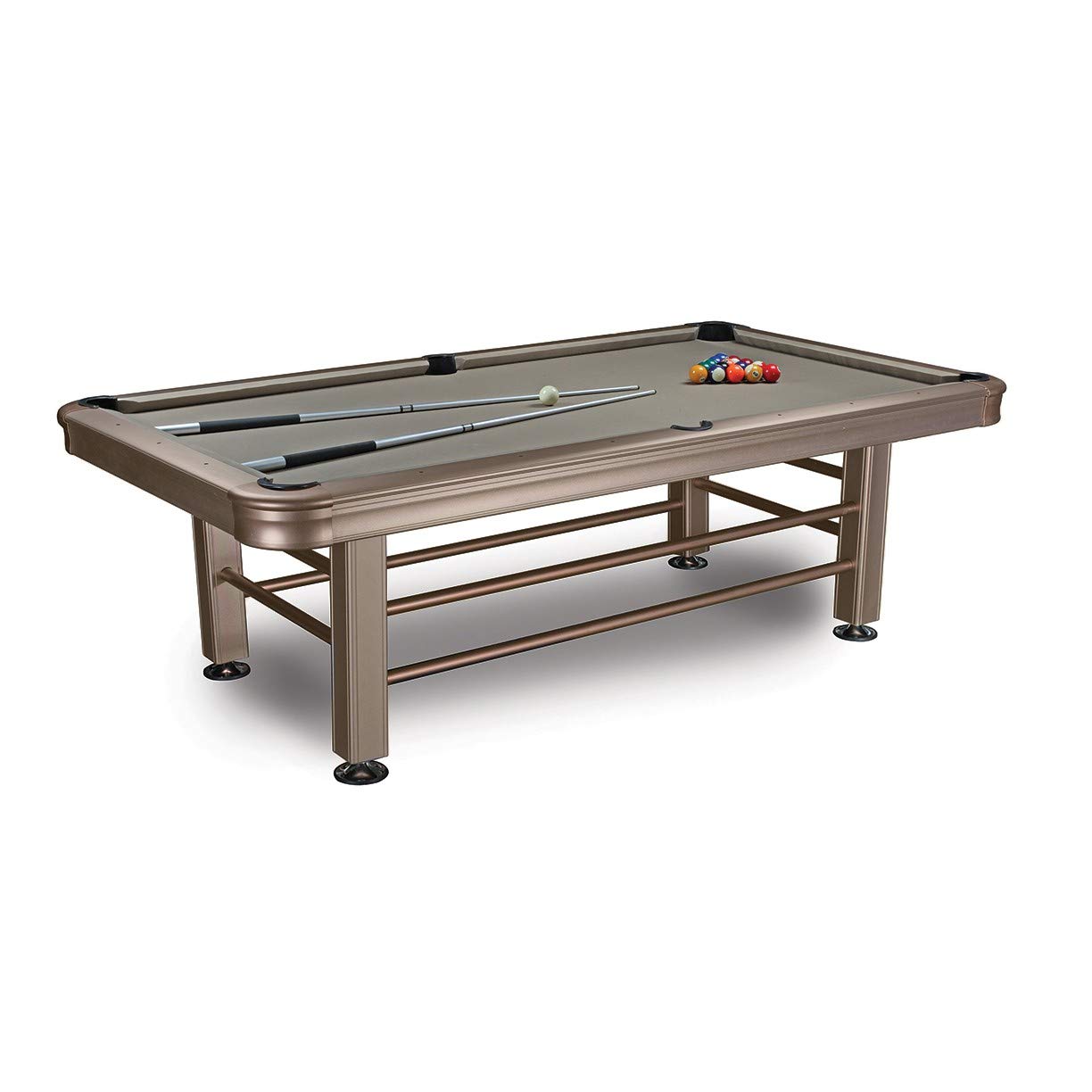 【Sports&Outdoors】8' Outdoor Pool Table