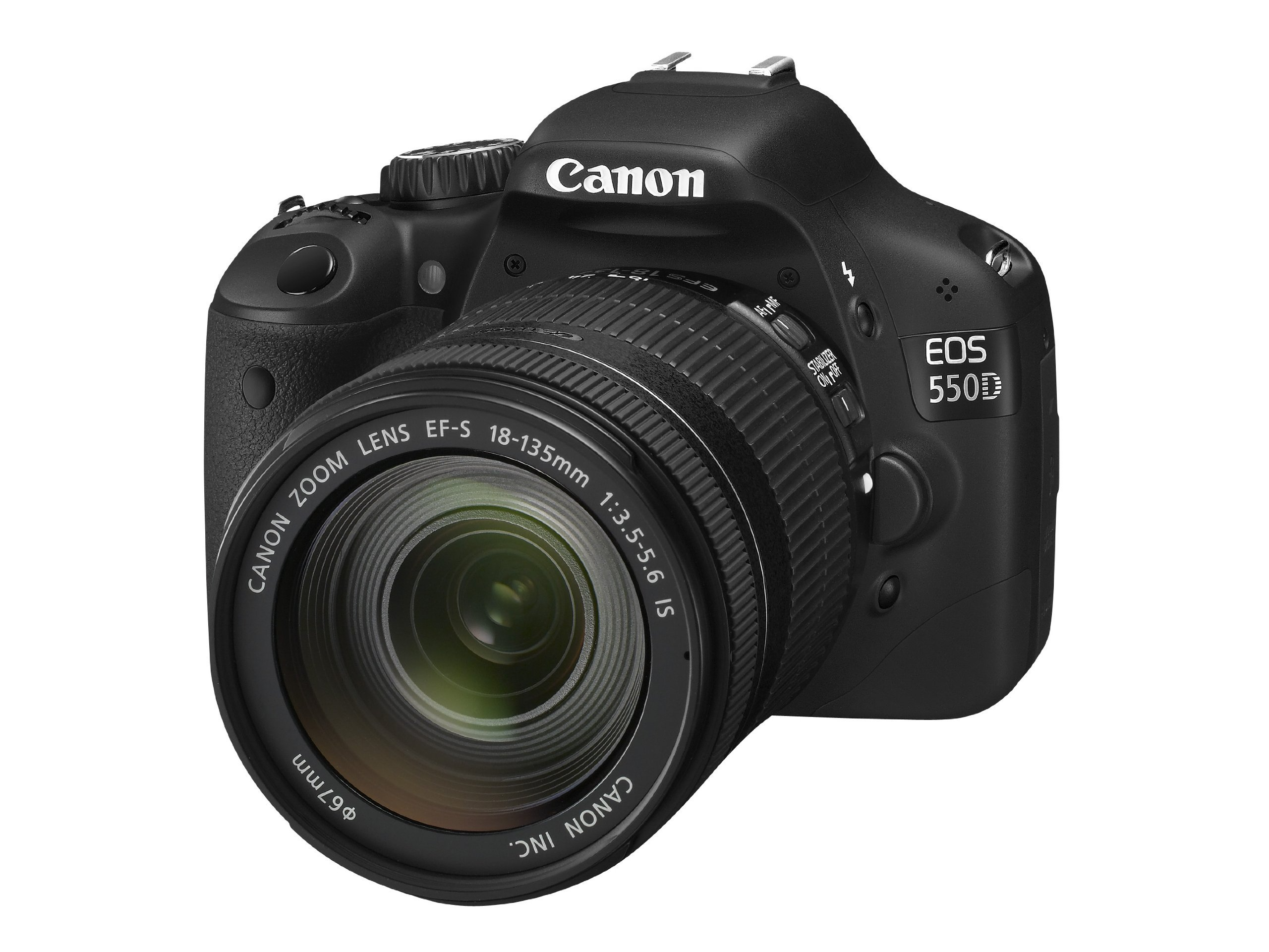 【Electronics】Canon EOS 550D 18.0MP Digital SLR Camera with EF-S IS 18-55mm Lens-Black