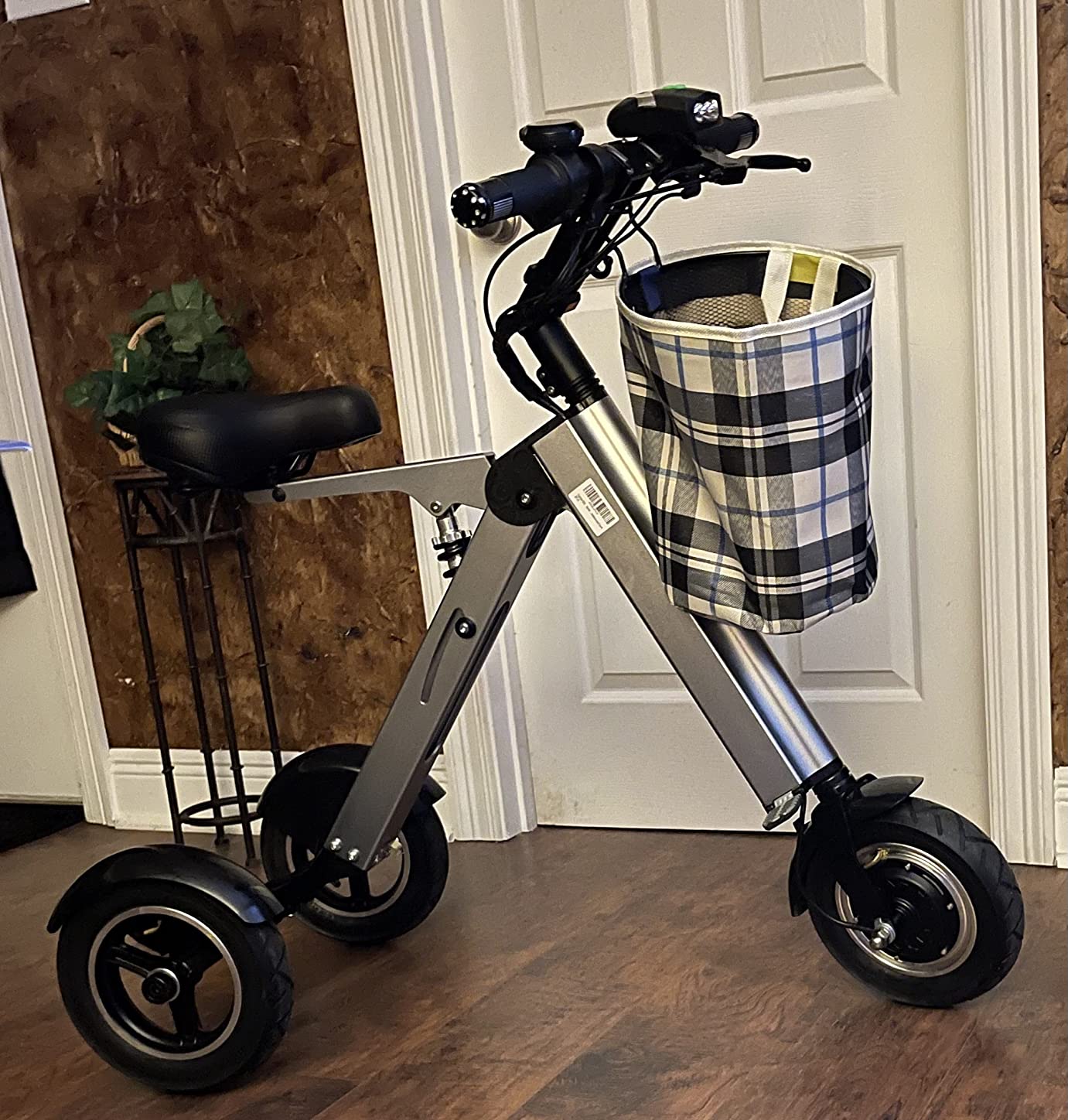 【Sports&Outdoors】Electric Scooter Mini Tricycle for Adult, Folding Electric Mobility Scooter