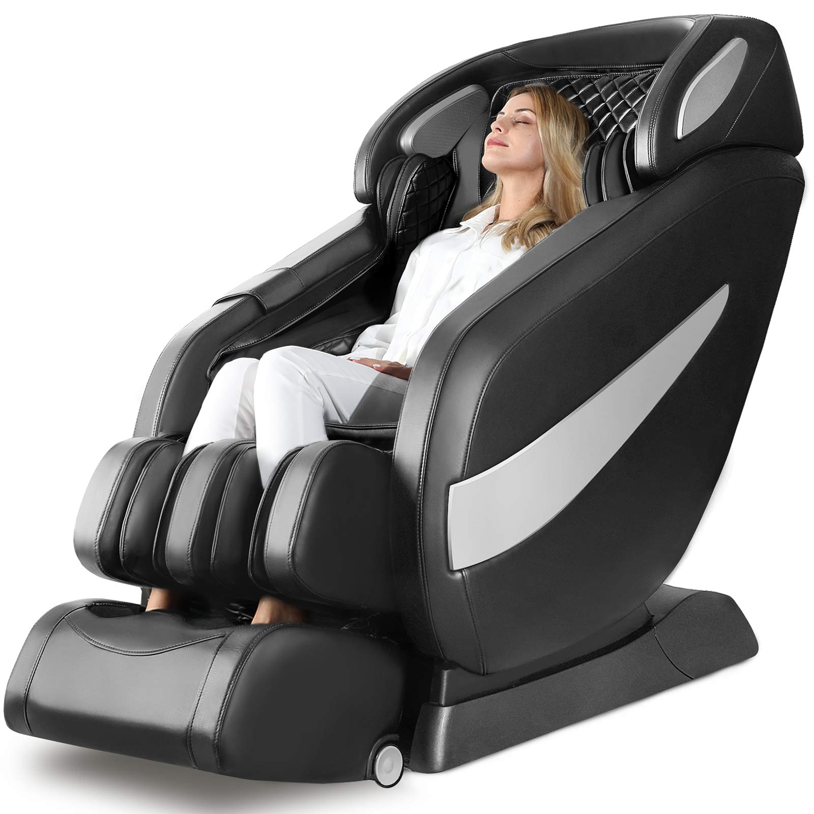 【Furniture】Massage Chair,Zero Gravity SL Track Massage Chairs, Full Body Shiatsu Massage Chair Recliner