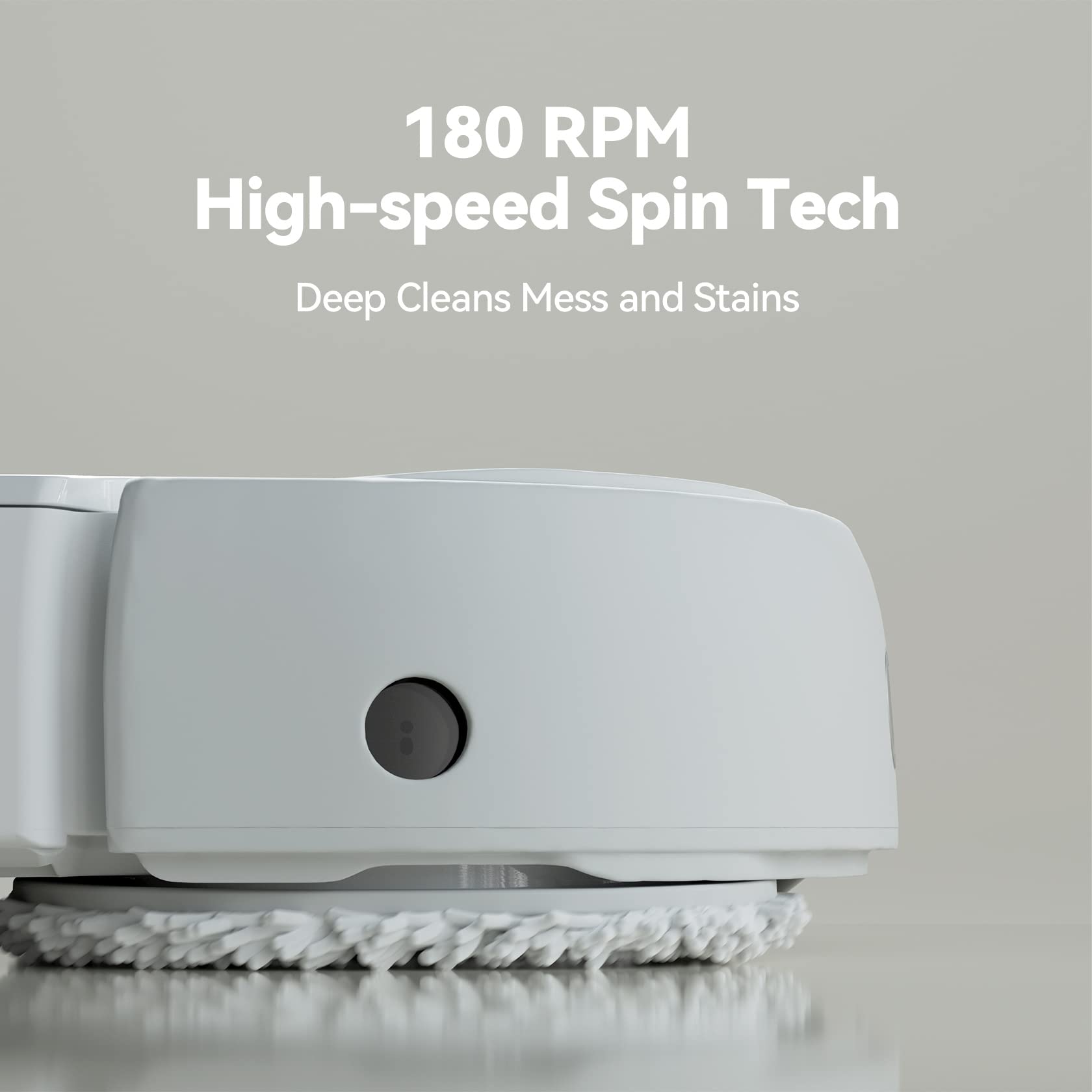 【Appliances】Robot Vacuum & Mop Combo with Mop Self-Cleaning, Hard Floor Cleaner Machine Station