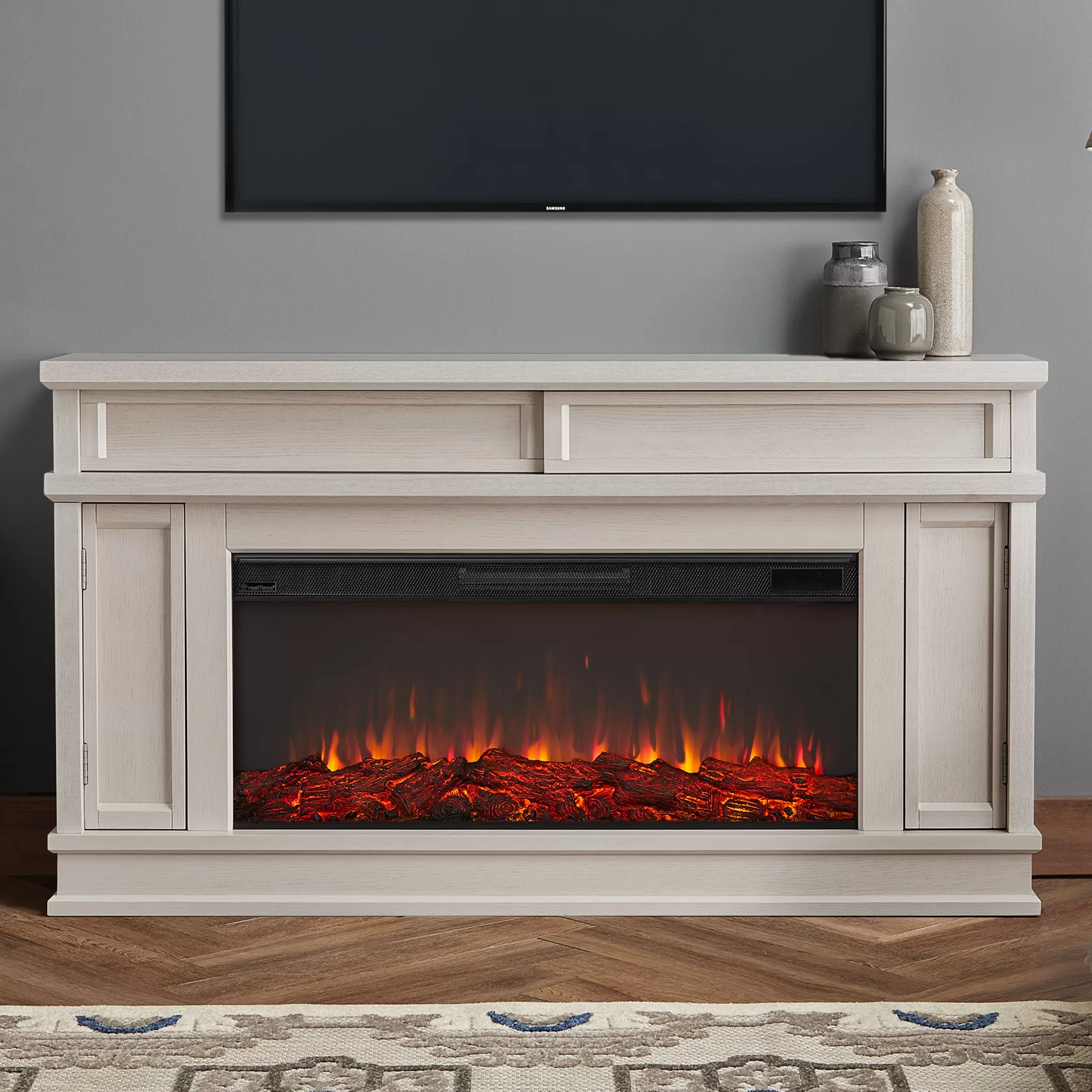 【Home Improvement】Torrey Landscape 60.13'' W Electric Fireplace