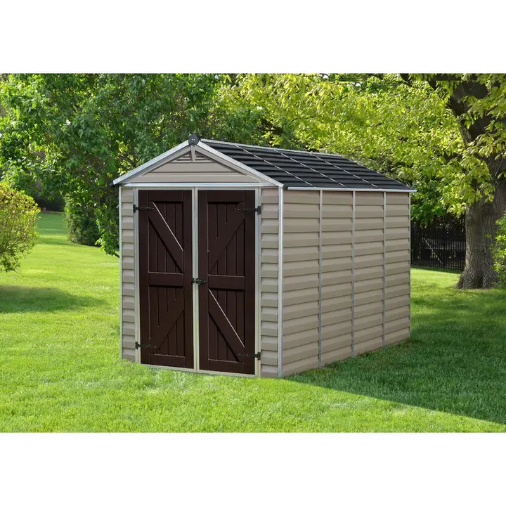 【Storage Shed】6 ft. Width X 10 feet. D plastic storage shed. Peter changed the group photo.