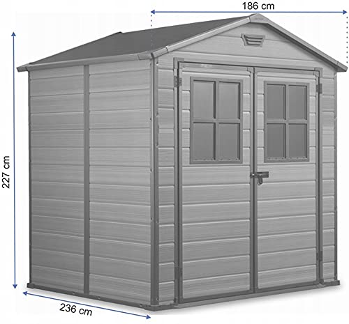 【Storage Shed】【BS】Keter Scala 8ft x 6ft Garden Shed Tool House