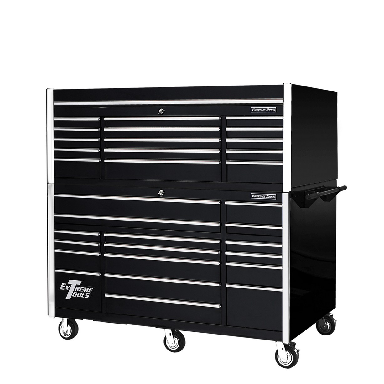n- used toolbox72 32 Drawers Professional Roller Cabinet & Top Chest Combon-